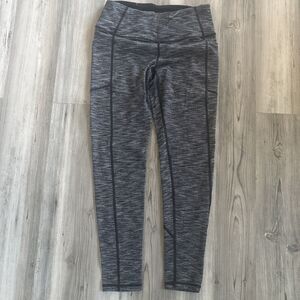 Victoria Sport Gray/white Yoga Gym Athleisure Workout Leggings Size Medium